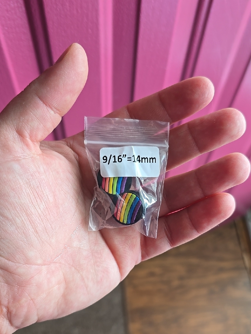 Rainbow Stripe Ear Plugs / Gauges - 9/16\" (14mm)